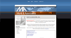 Desktop Screenshot of montiandassociates.com