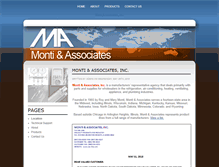 Tablet Screenshot of montiandassociates.com